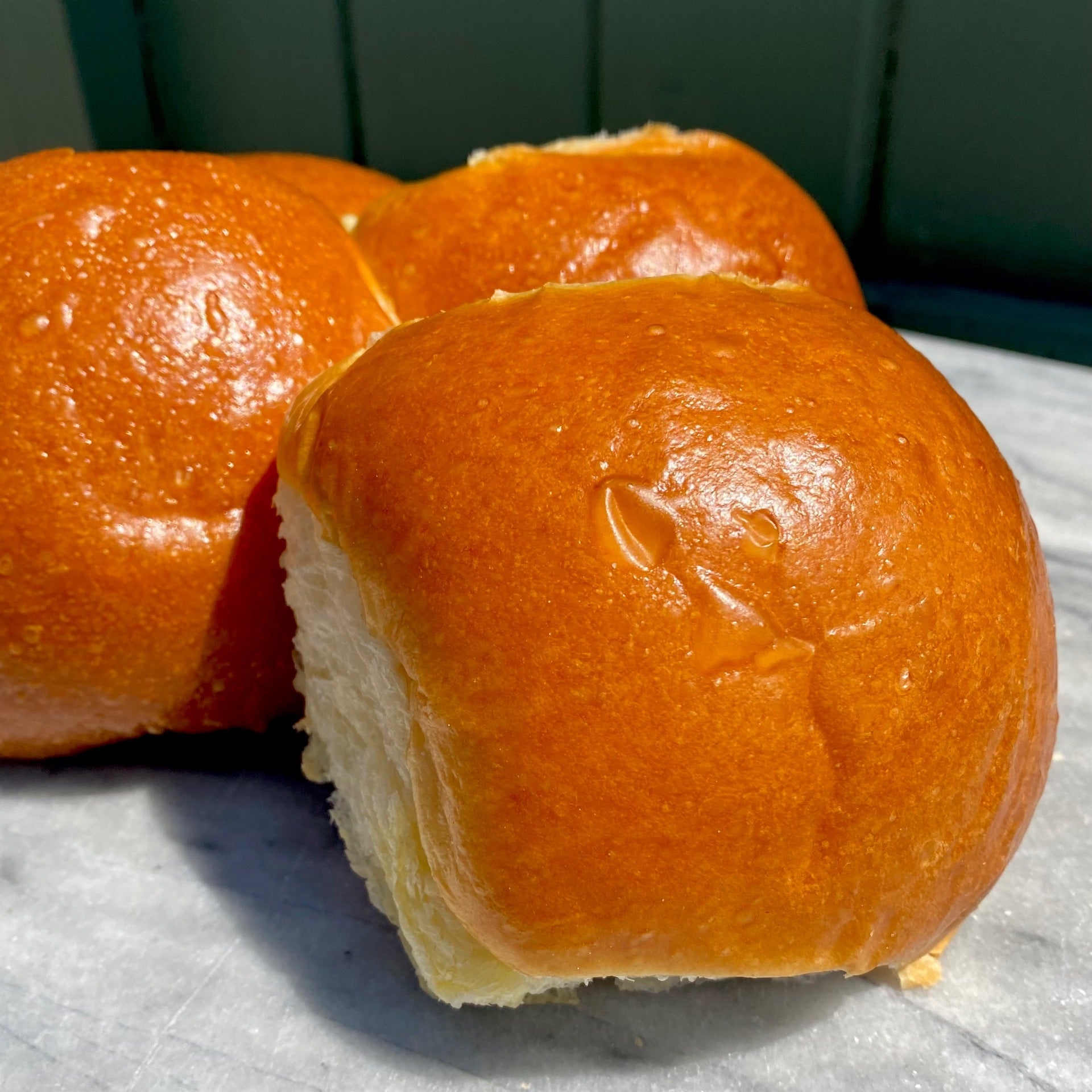 Brioche Buns 4 pack Flour Water Salt Bread